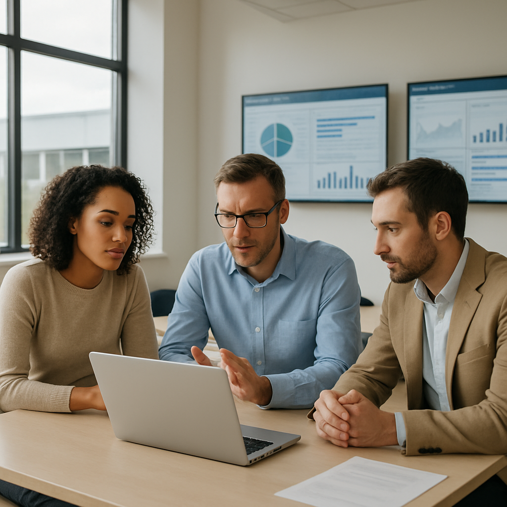 Enterprise team reviewing AI deployment options